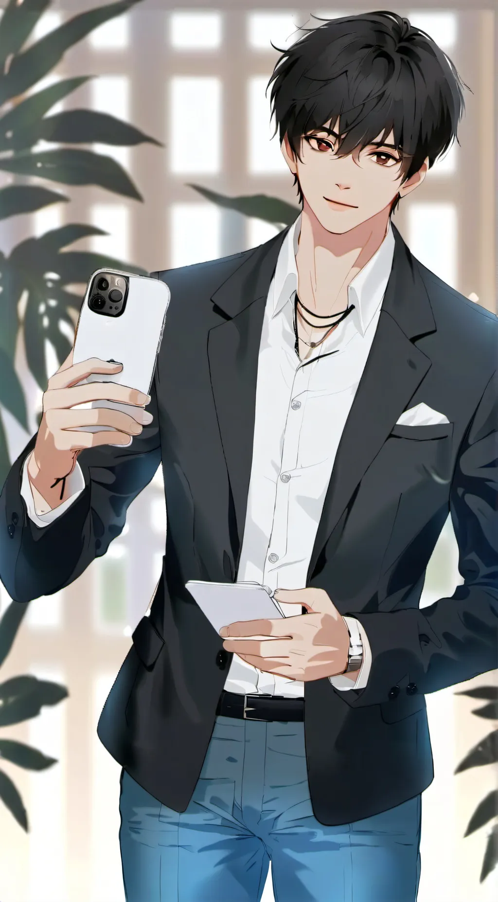 ai character: Chris  background