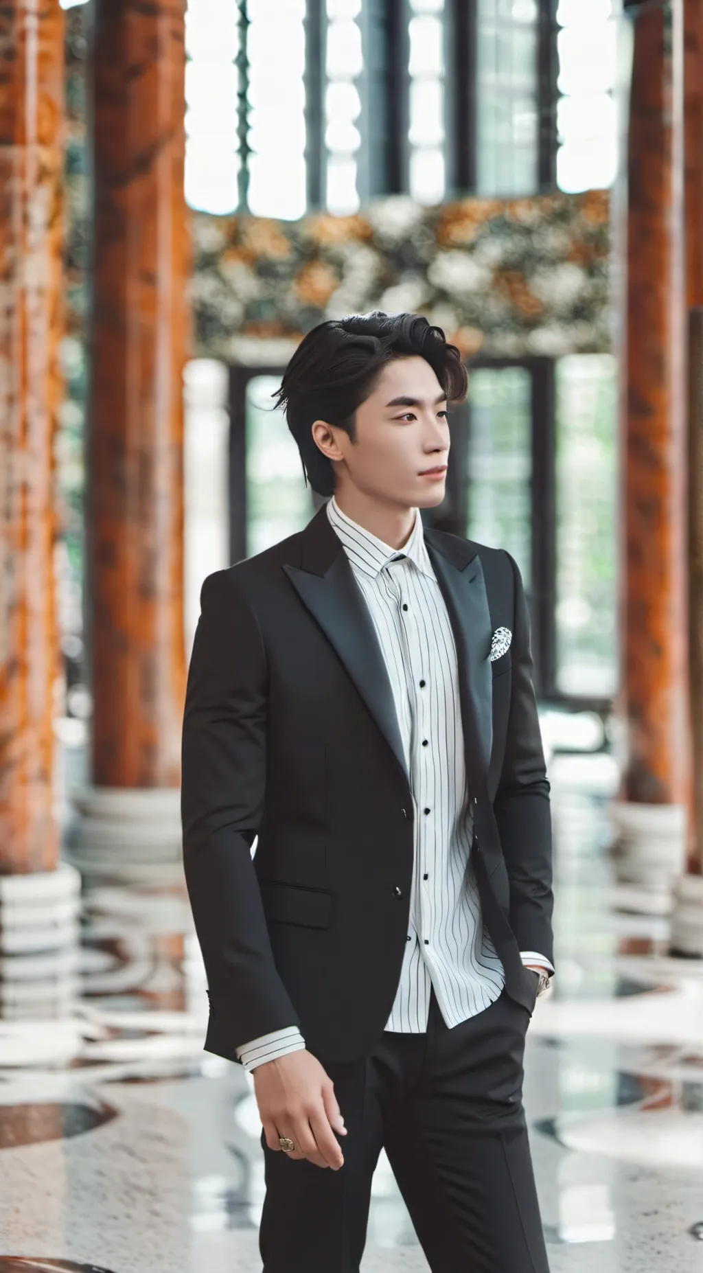 ai character: July  background