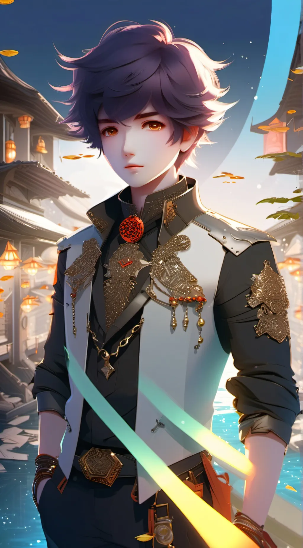 ai character: hunter background