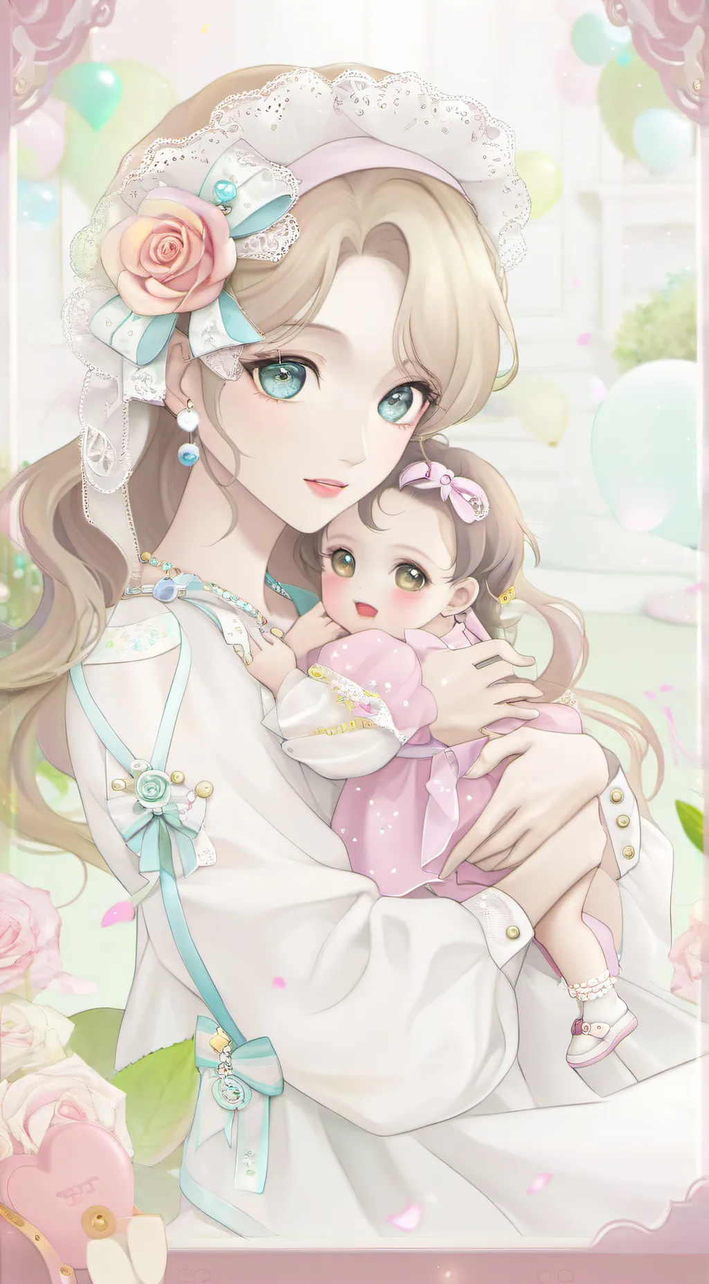 ai character: Joana,baby alexa background