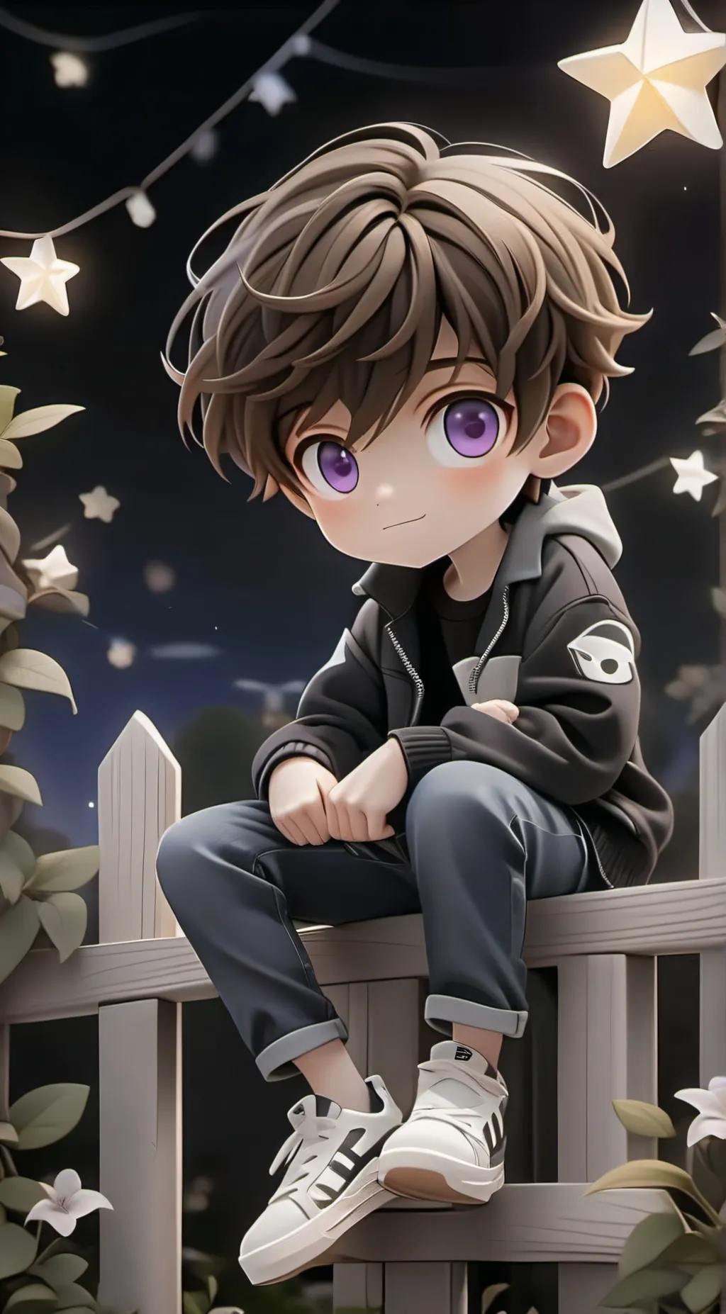 ai character: Ben 16  background