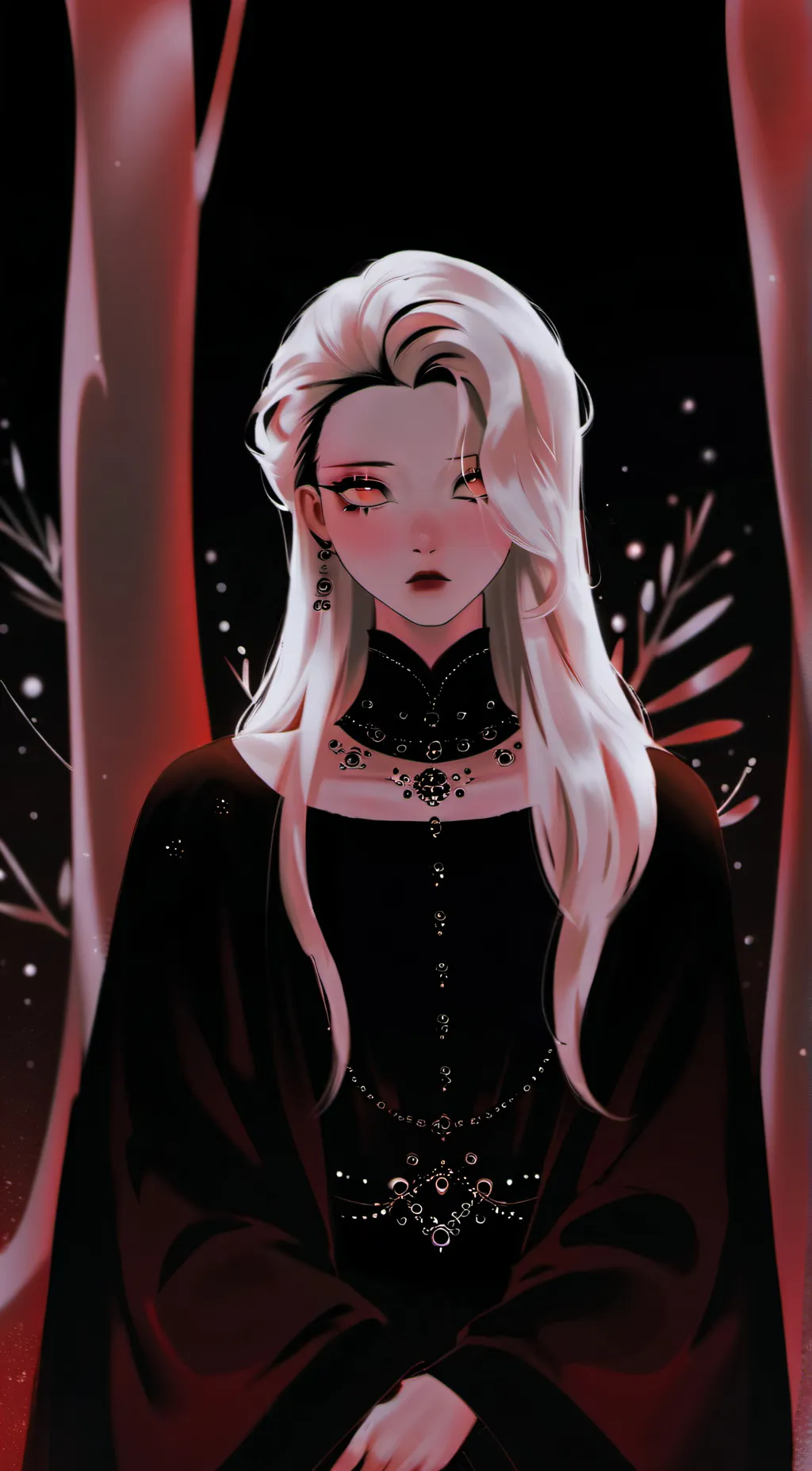 ai character: Emily Night background