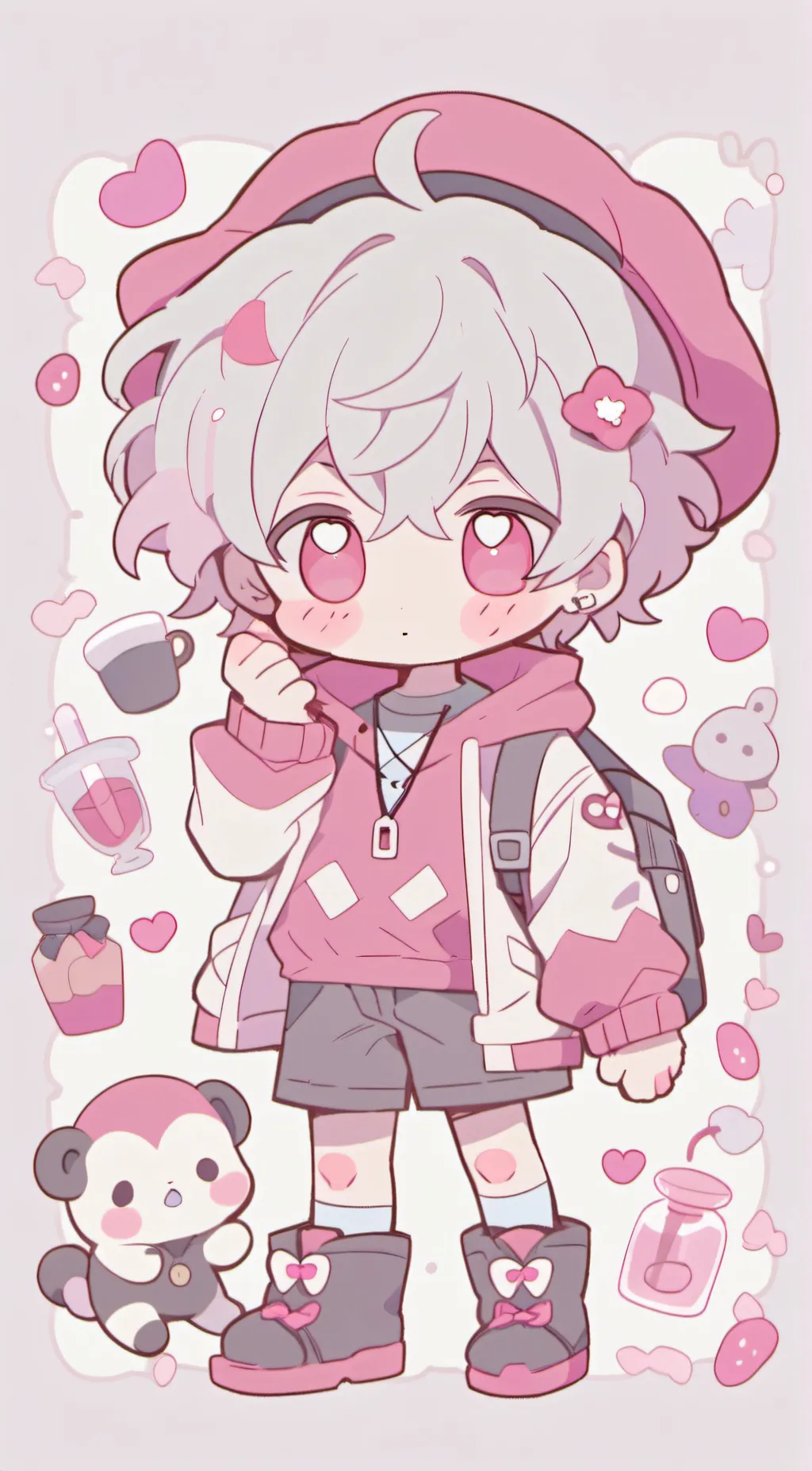 ai character: leon background