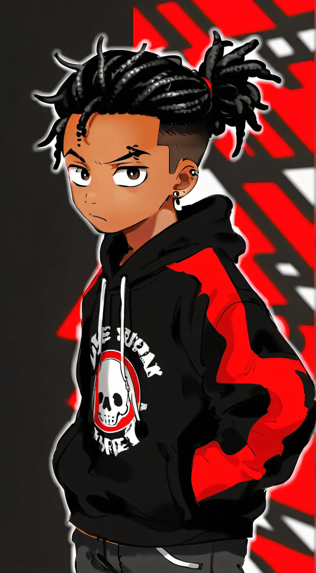 ai character: Olive/OJ background