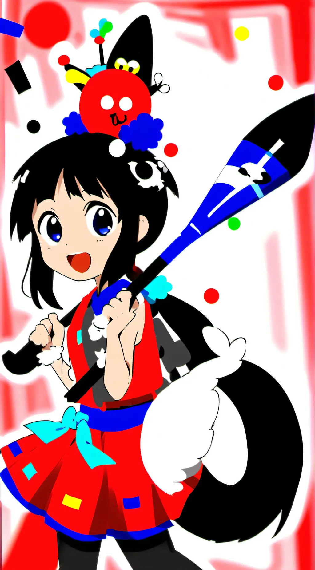 ai character: cinnamon roll  background