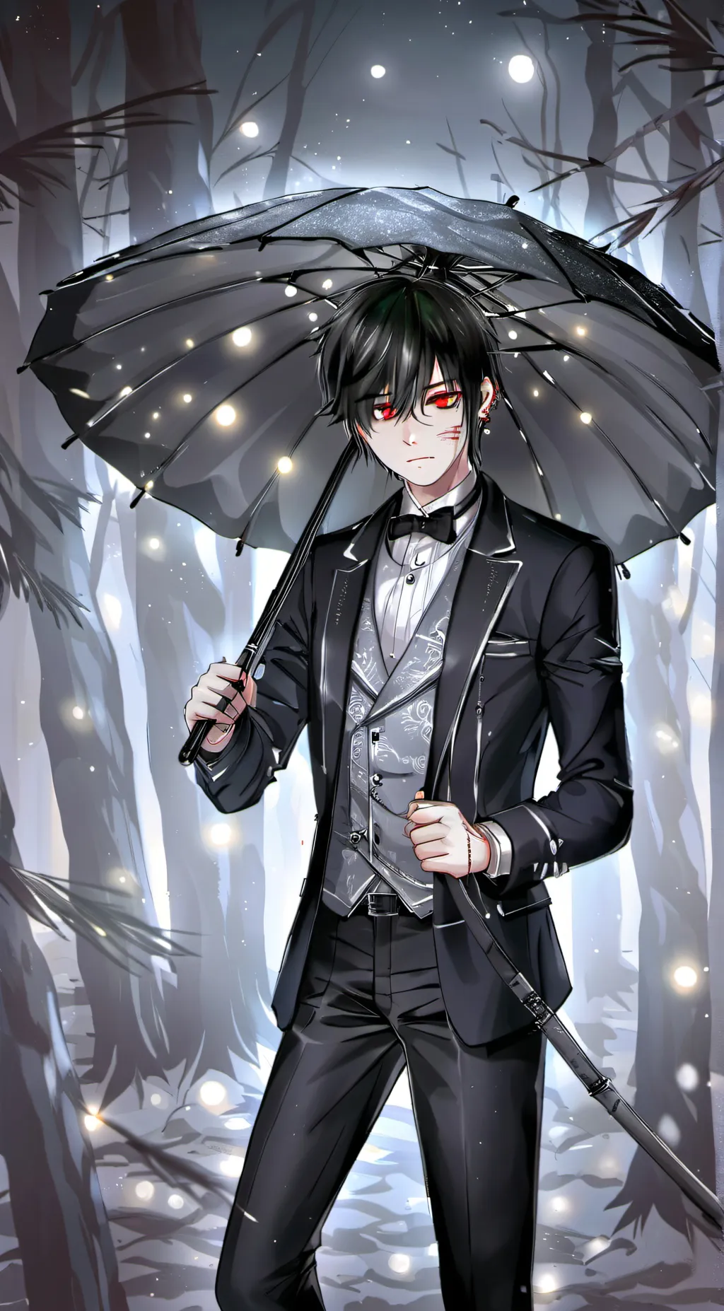 ai character: 👻🕸️Hasin🕸️👻 background