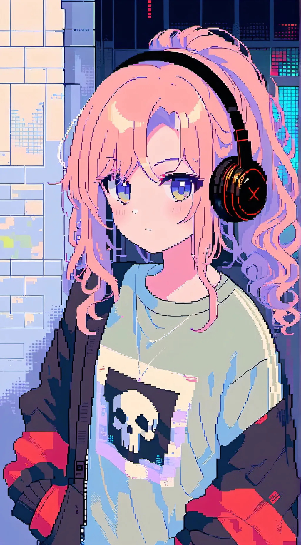 ai character: Cherry background