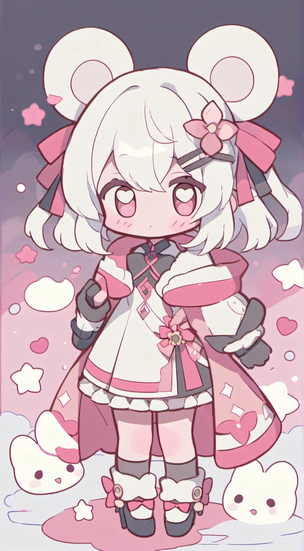 ai character: fluf background