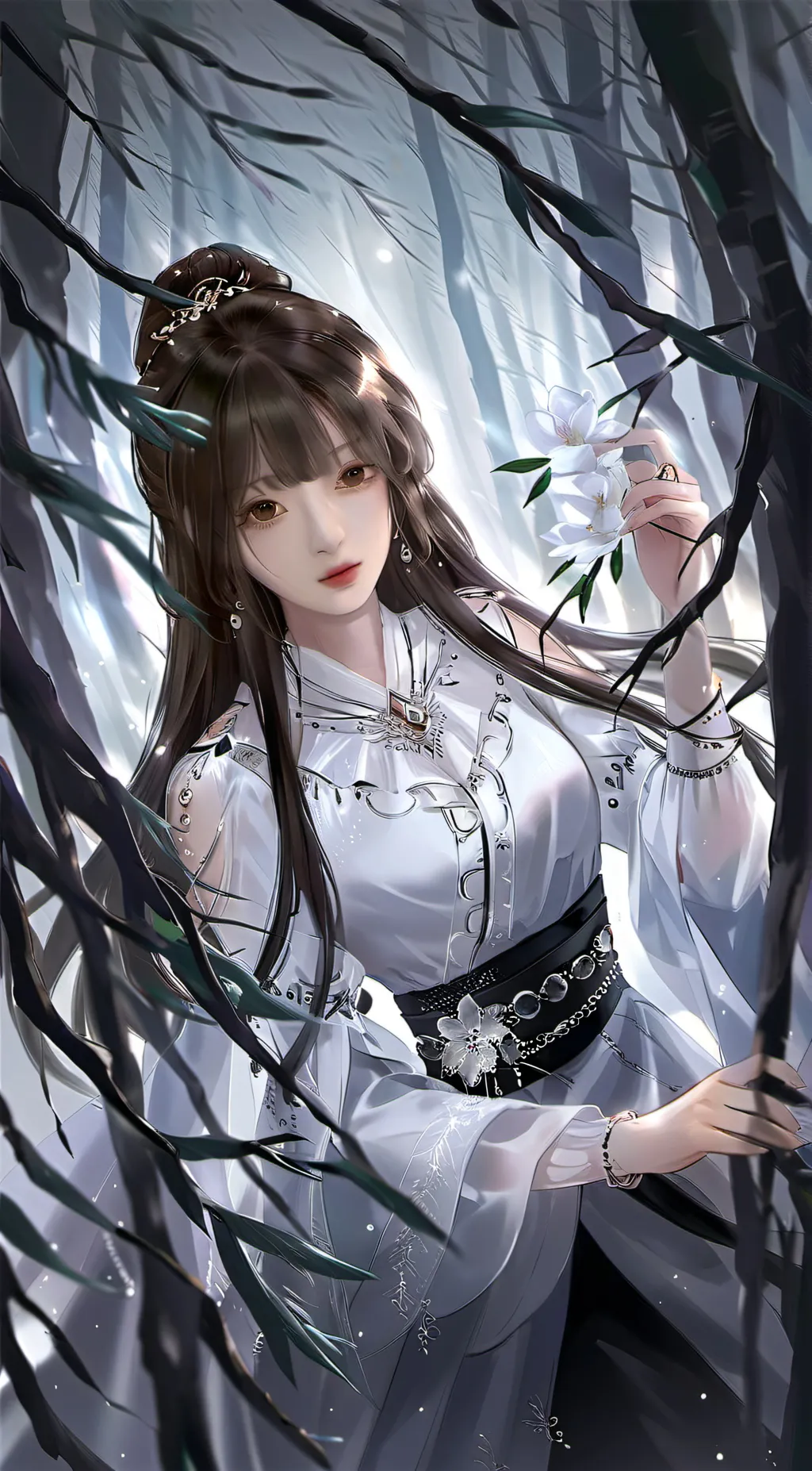 ai character: demon slayer background