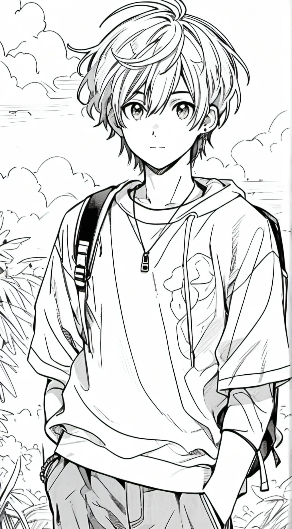 ai character: Sebastian  background