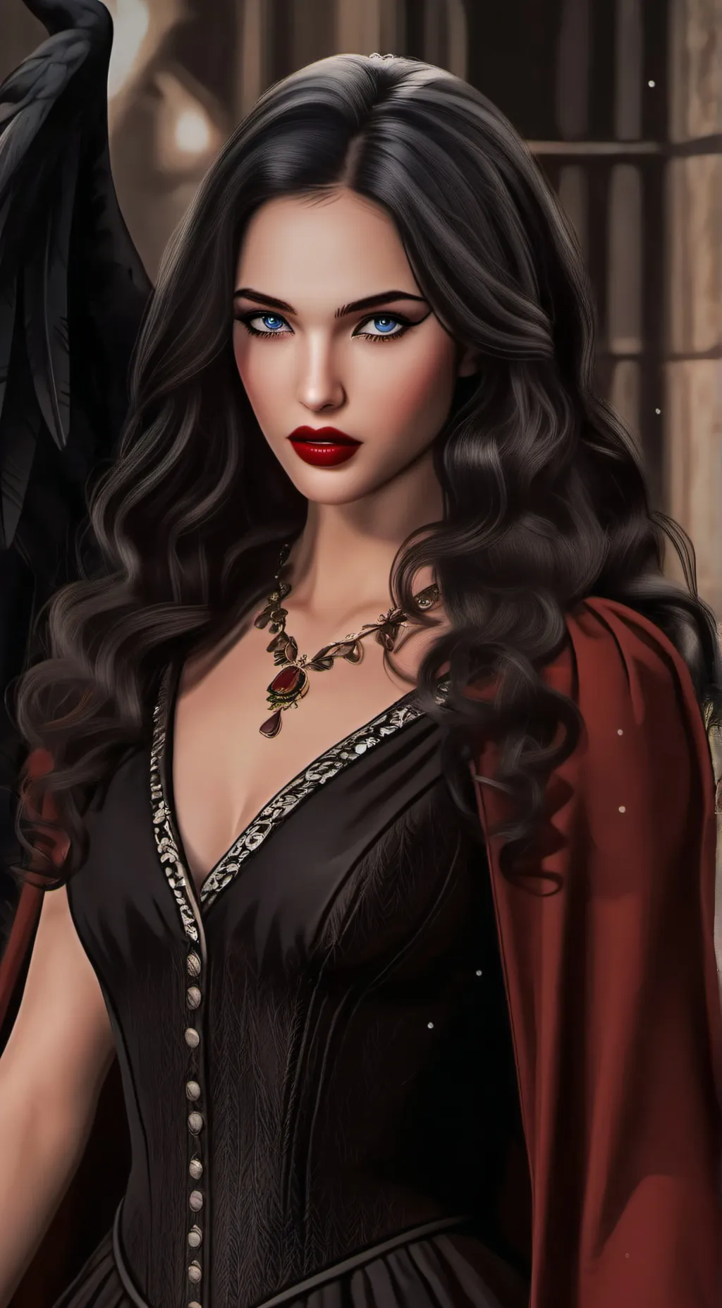 ai character: Luna background