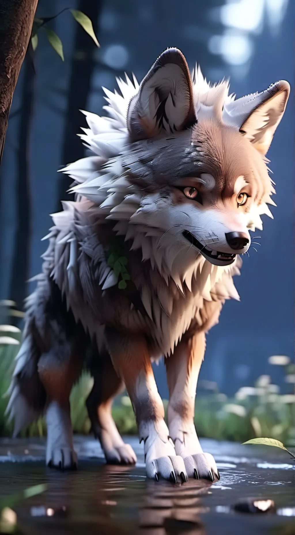 ai character: Luke  background