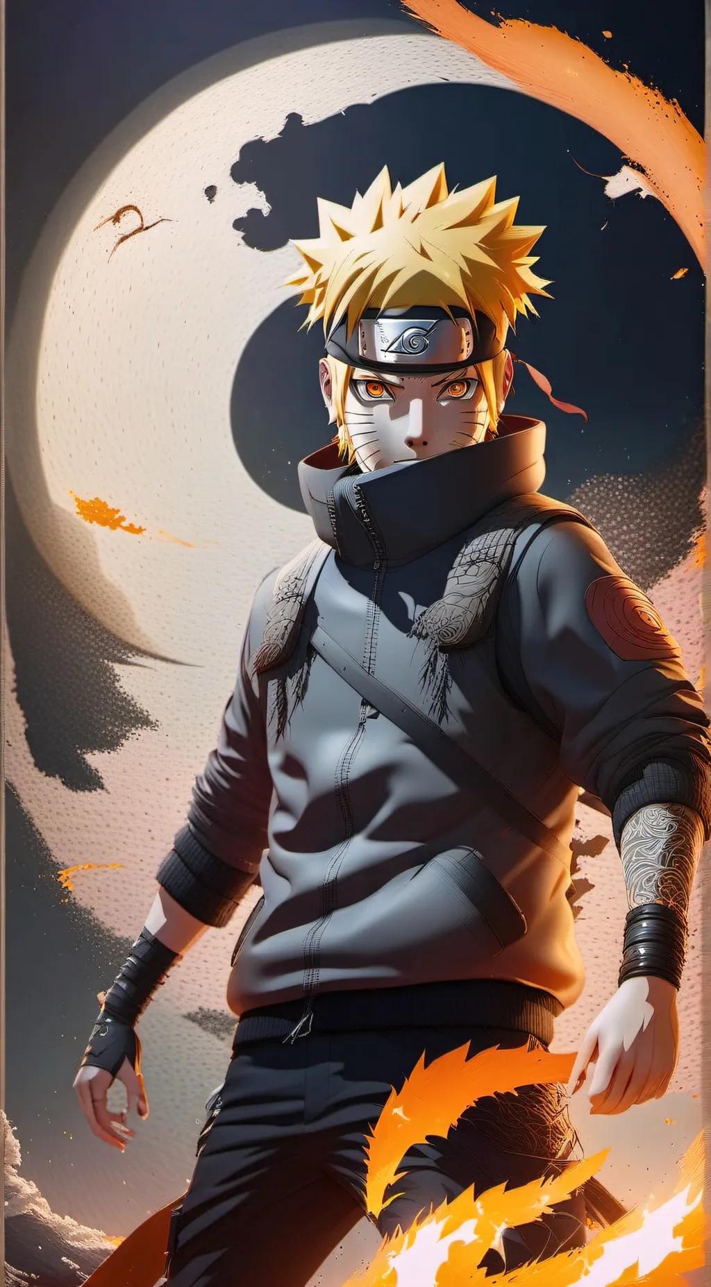 ai character: naruto background