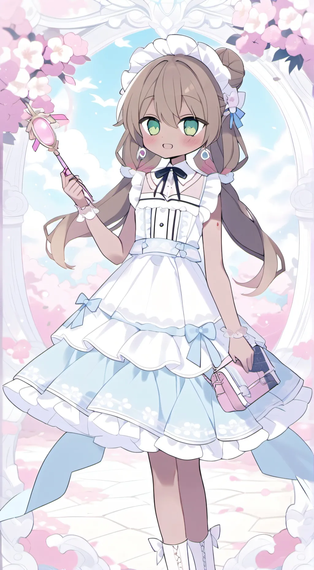 ai character: heater  background