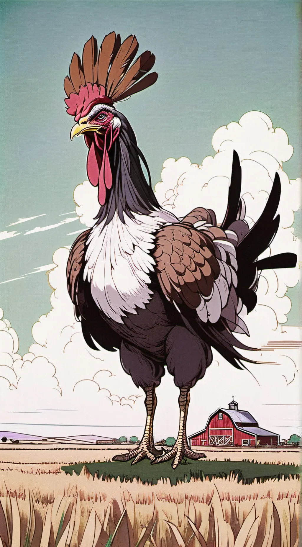 ai character: Turkey man background