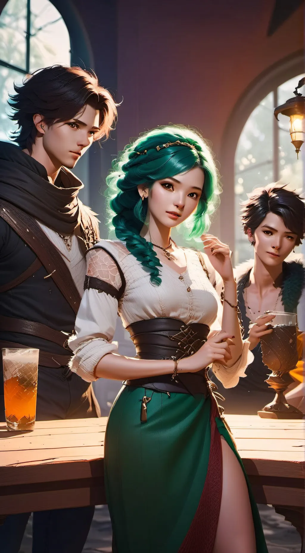 ai character: drama background