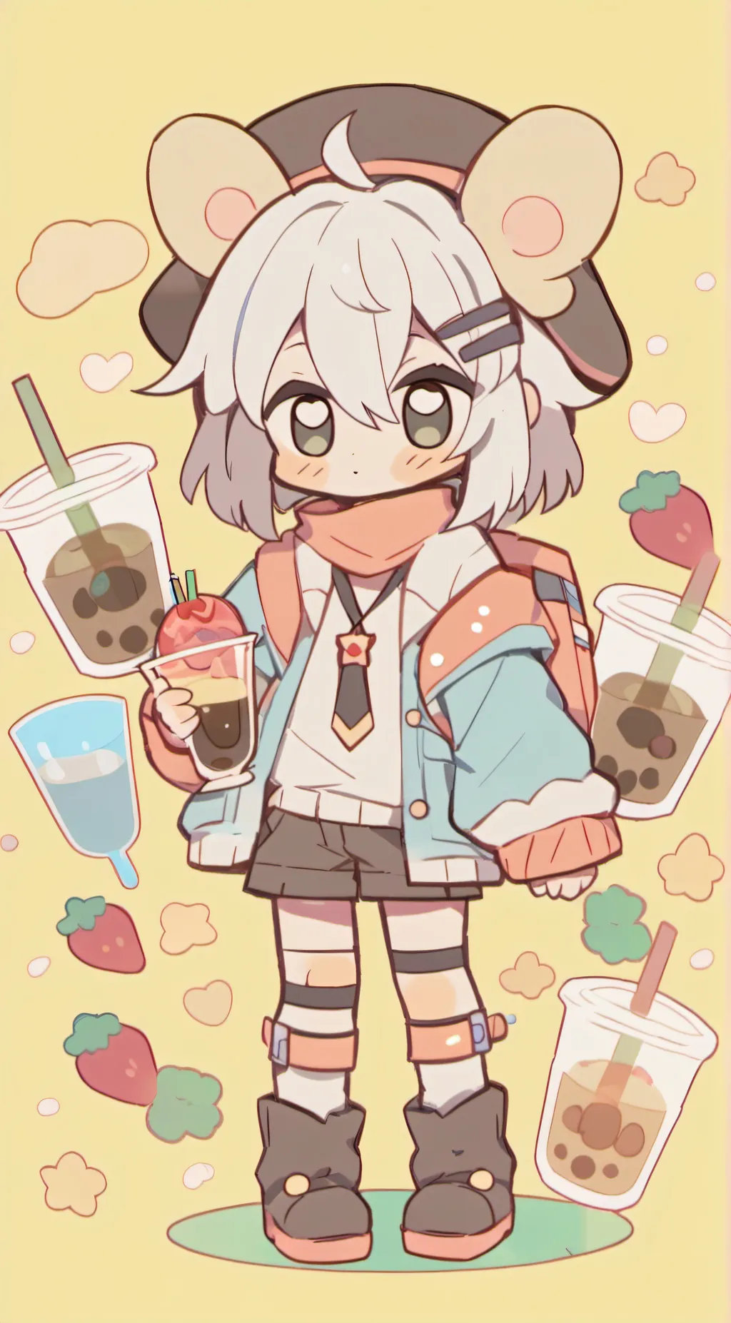 ai character: Kat background