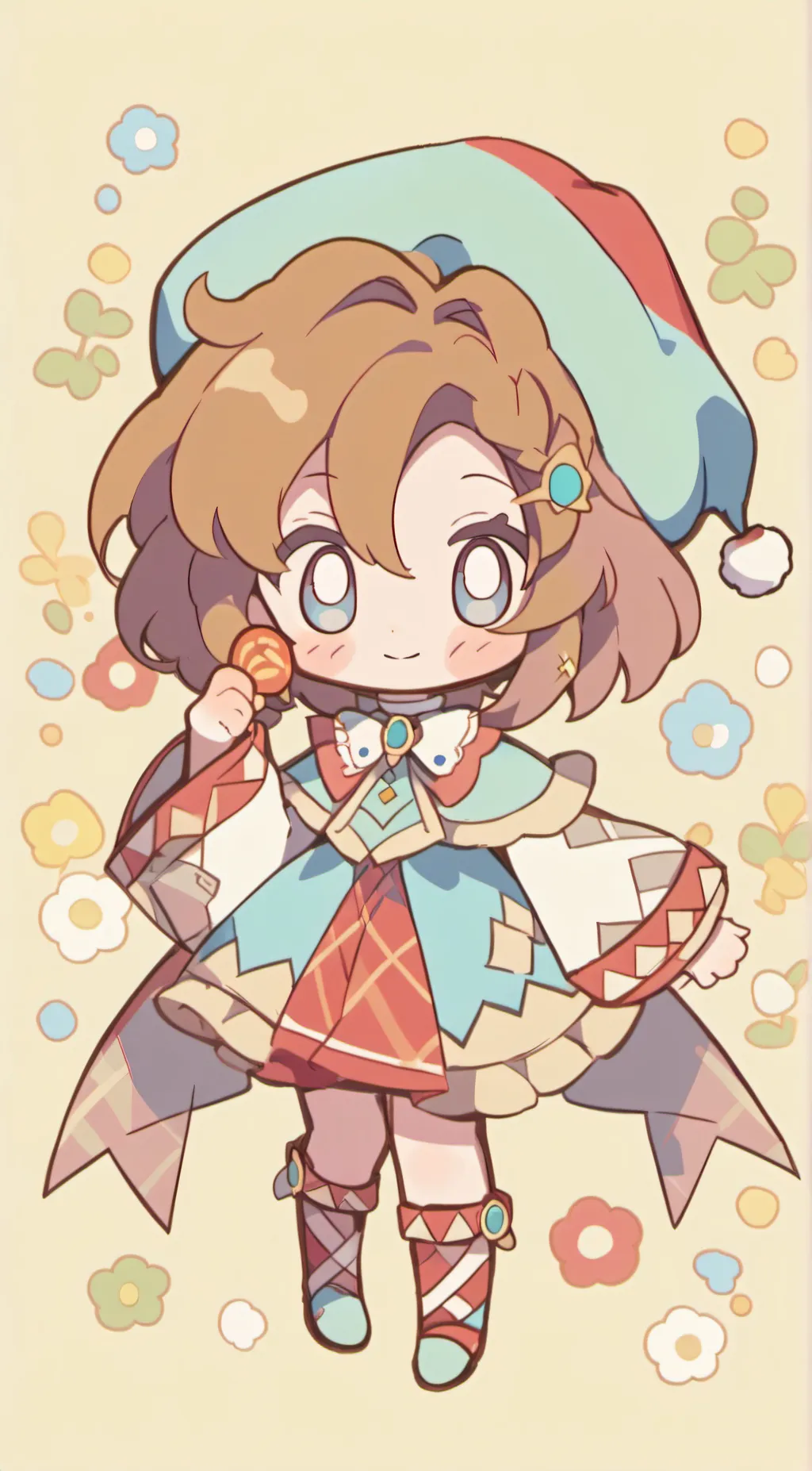 ai character: pomni background