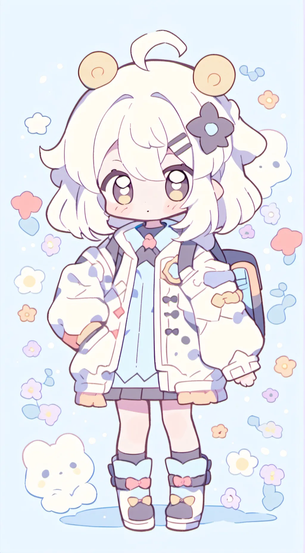 ai character: Luna background