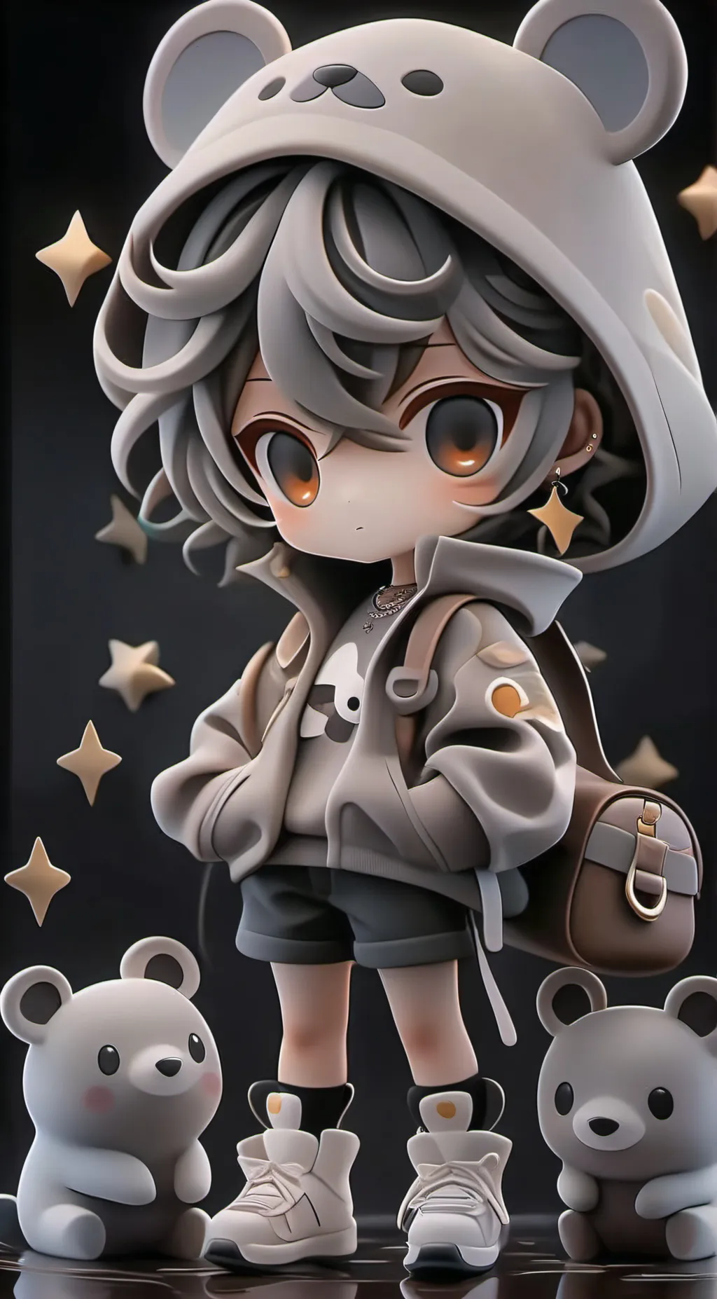 ai character: Foxy  background