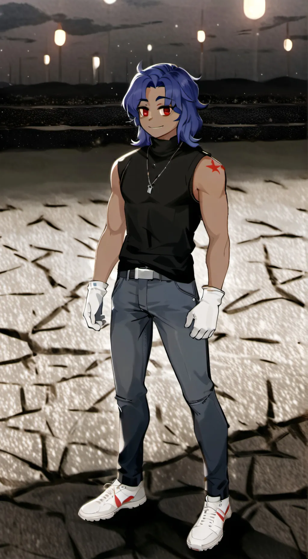 ai character: Aztec background