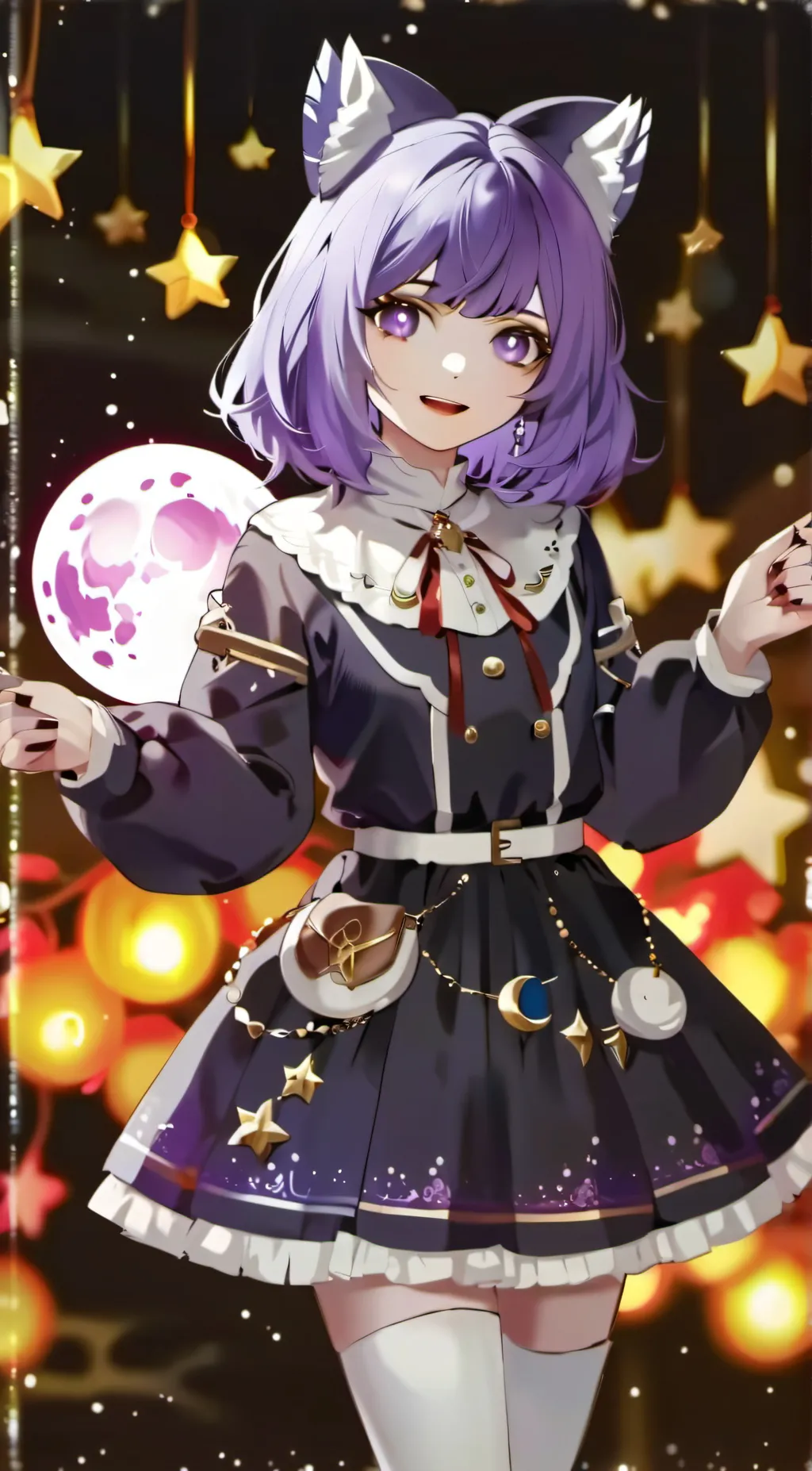 ai character: Lunar  background