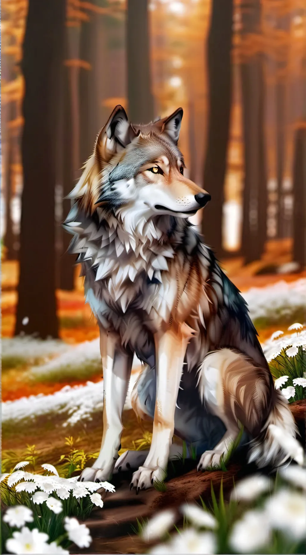 ai character: Mocha background