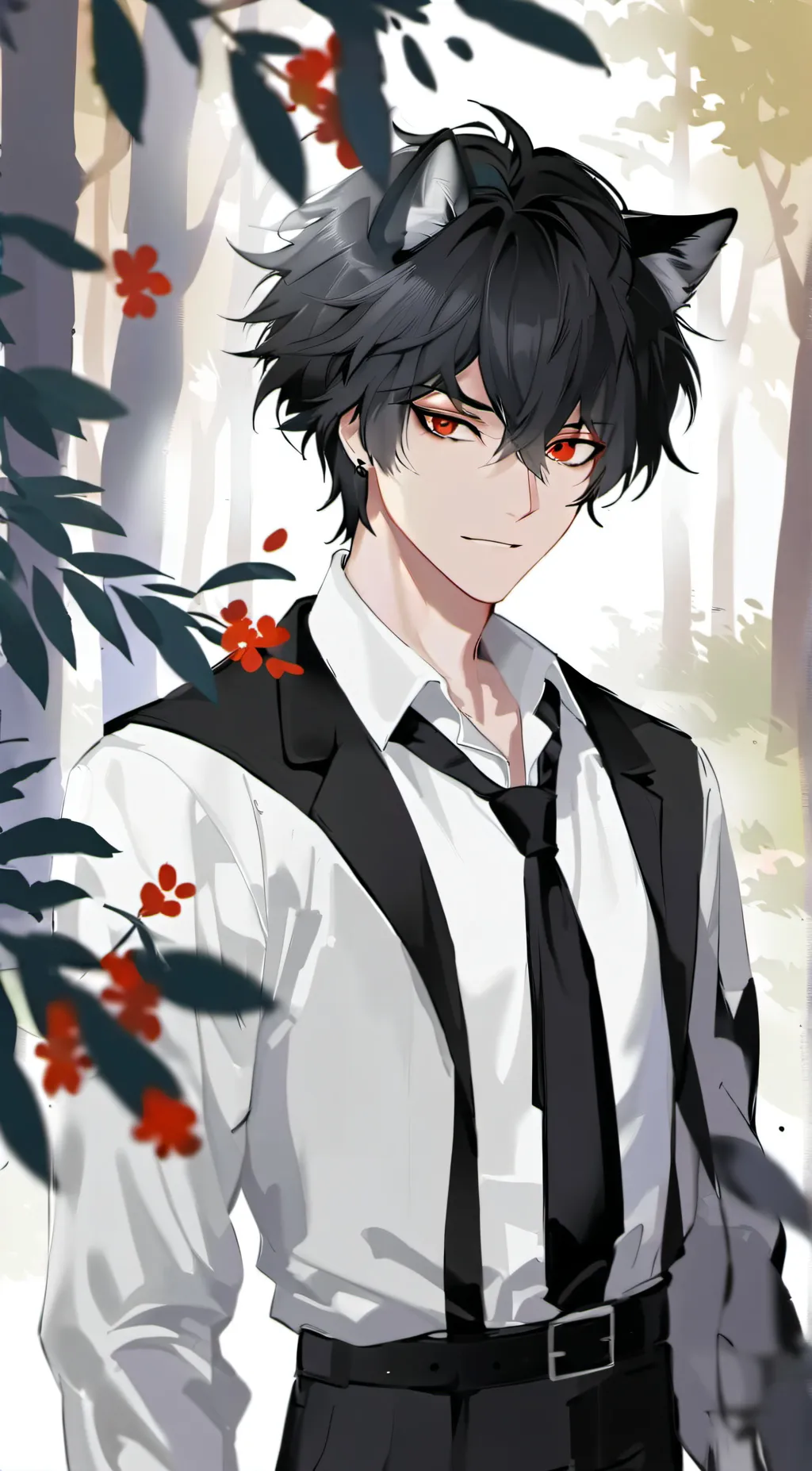 ai character: Damien  background