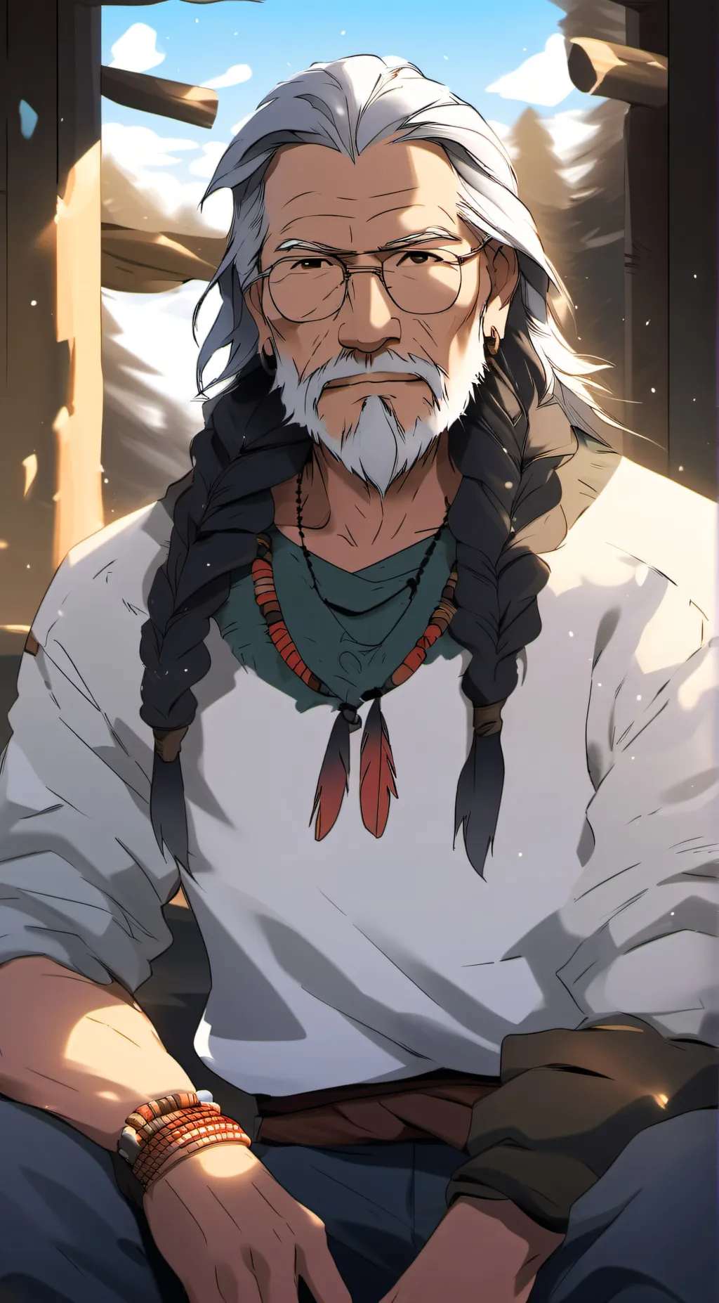 ai character: Freddy background