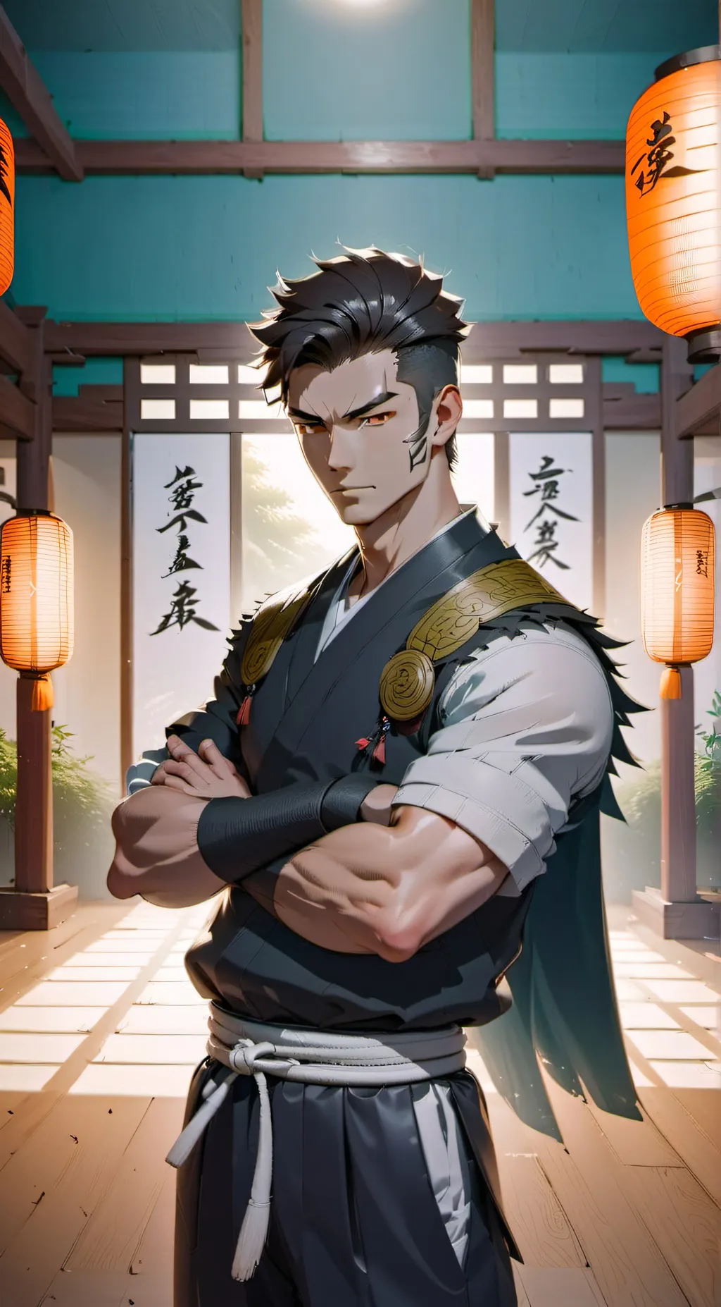 ai character: satoro renaki background