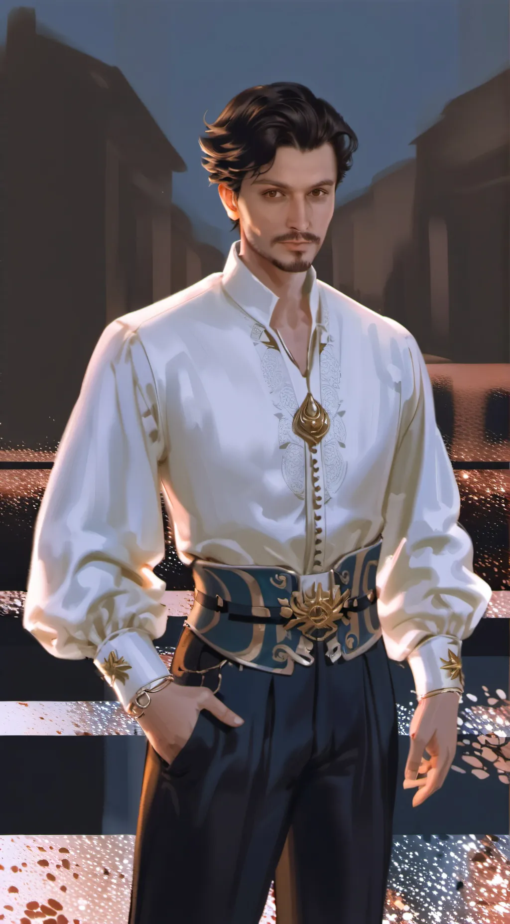 ai character: Parker hajaskari background