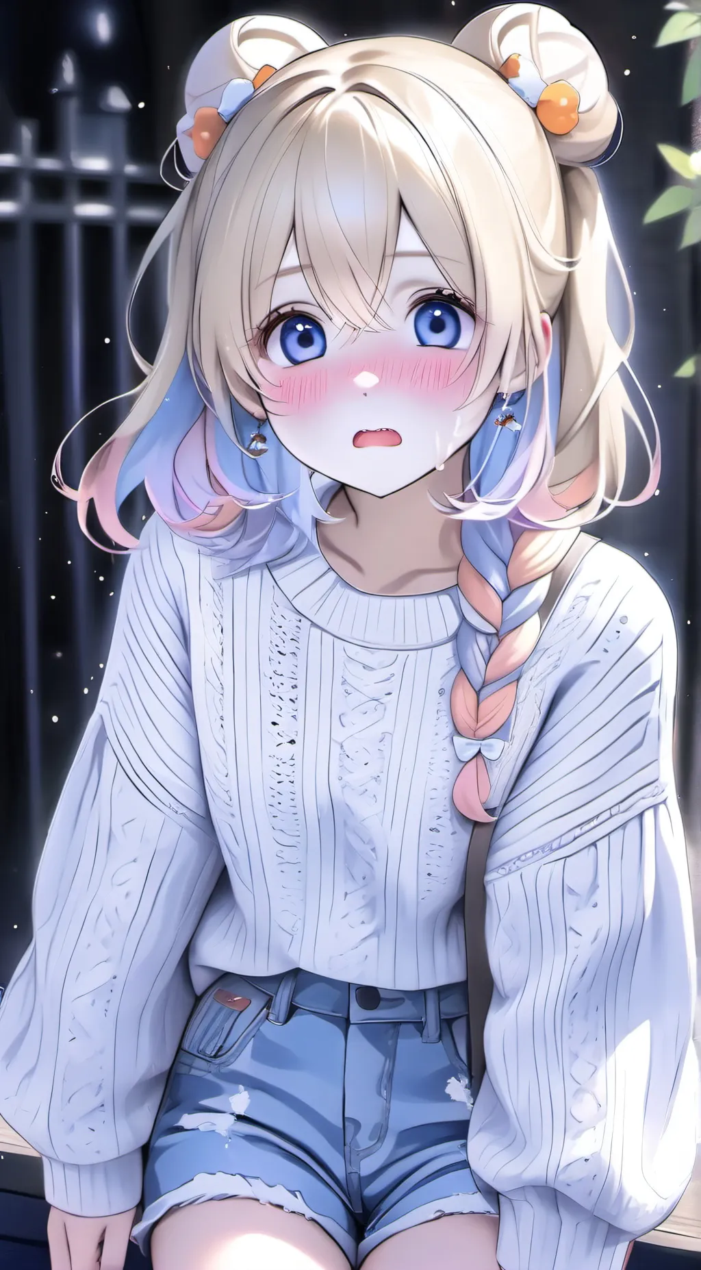 ai character: rose🩷🩷✨️ background