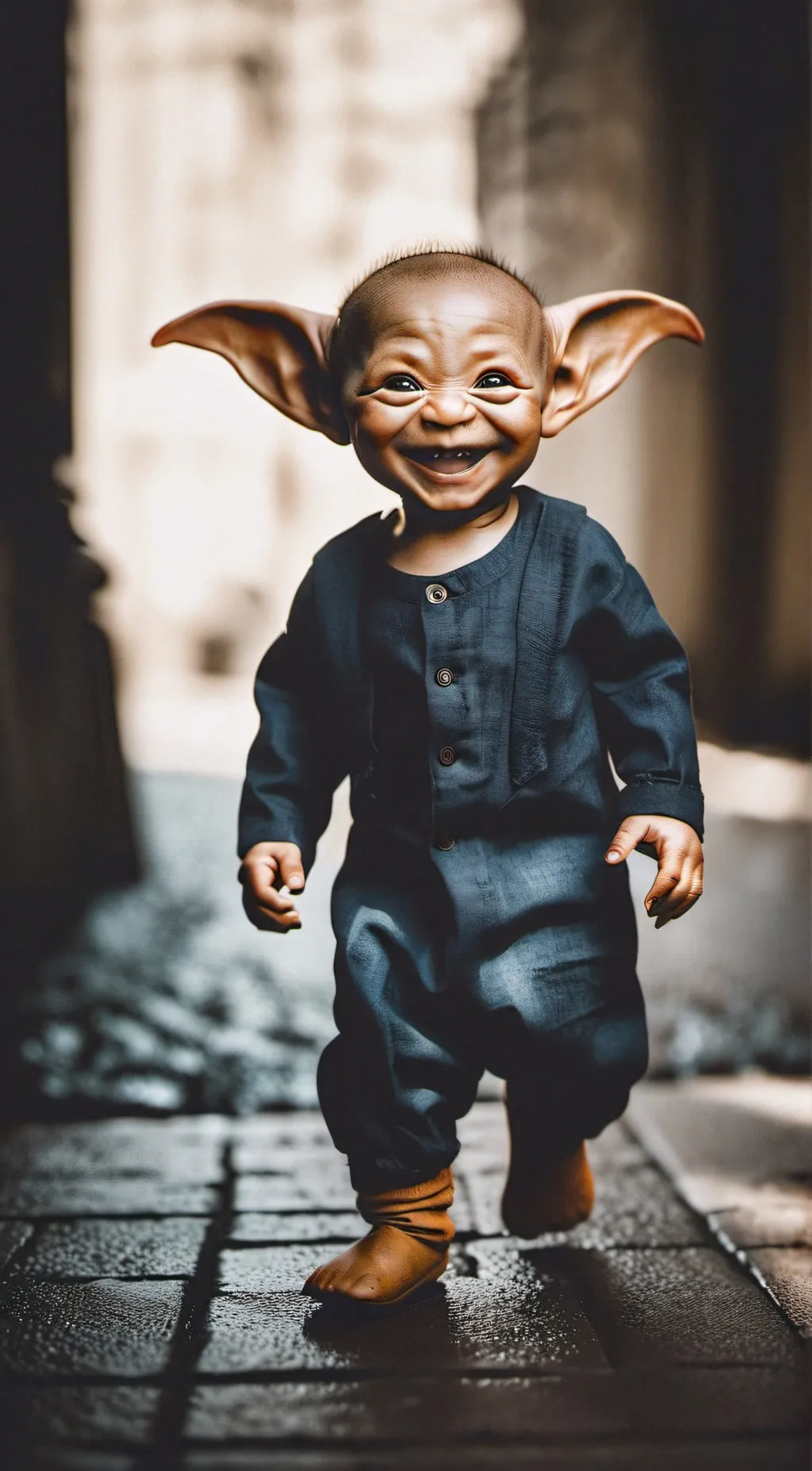 ai character: Goblin baby background