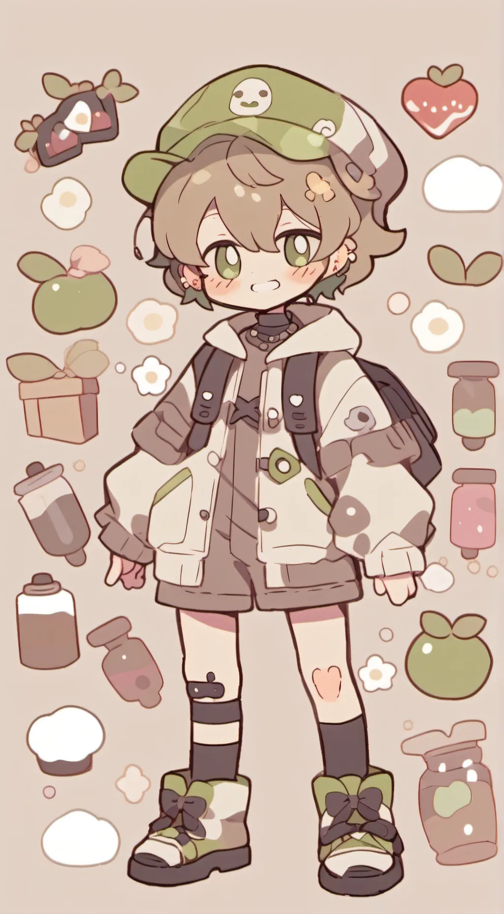 ai character: charlie slimecicle background