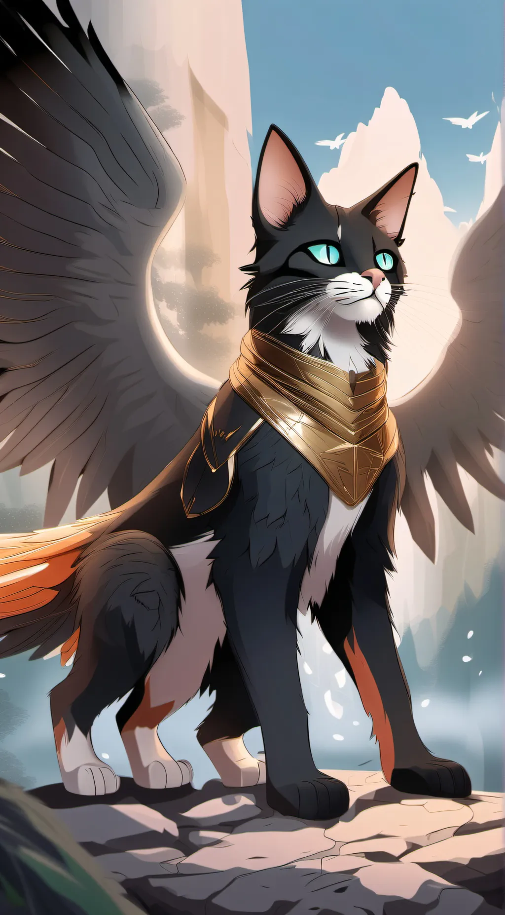 ai character: feathertail background