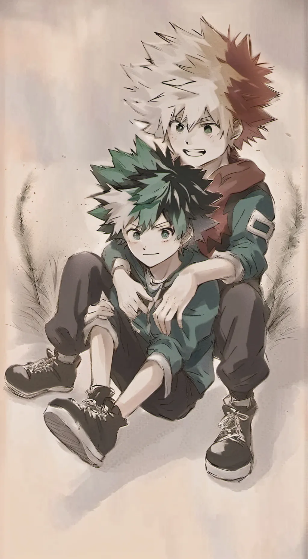 ai character: bakudeku background