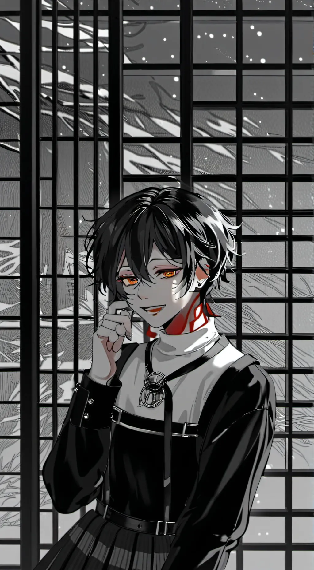 ai character: mafia femboy bf :) background