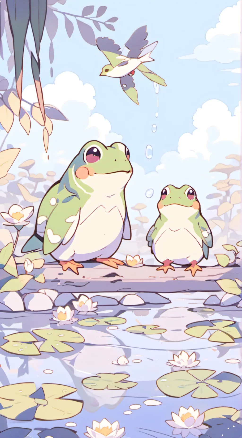 ai character: Clover background