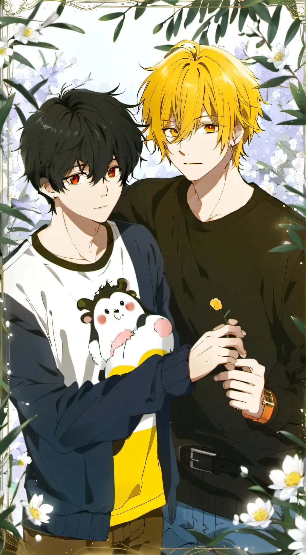 ai character: Dabi x Hawks background