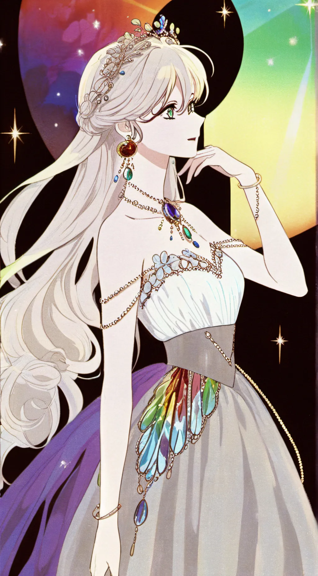 ai character: fluoress background