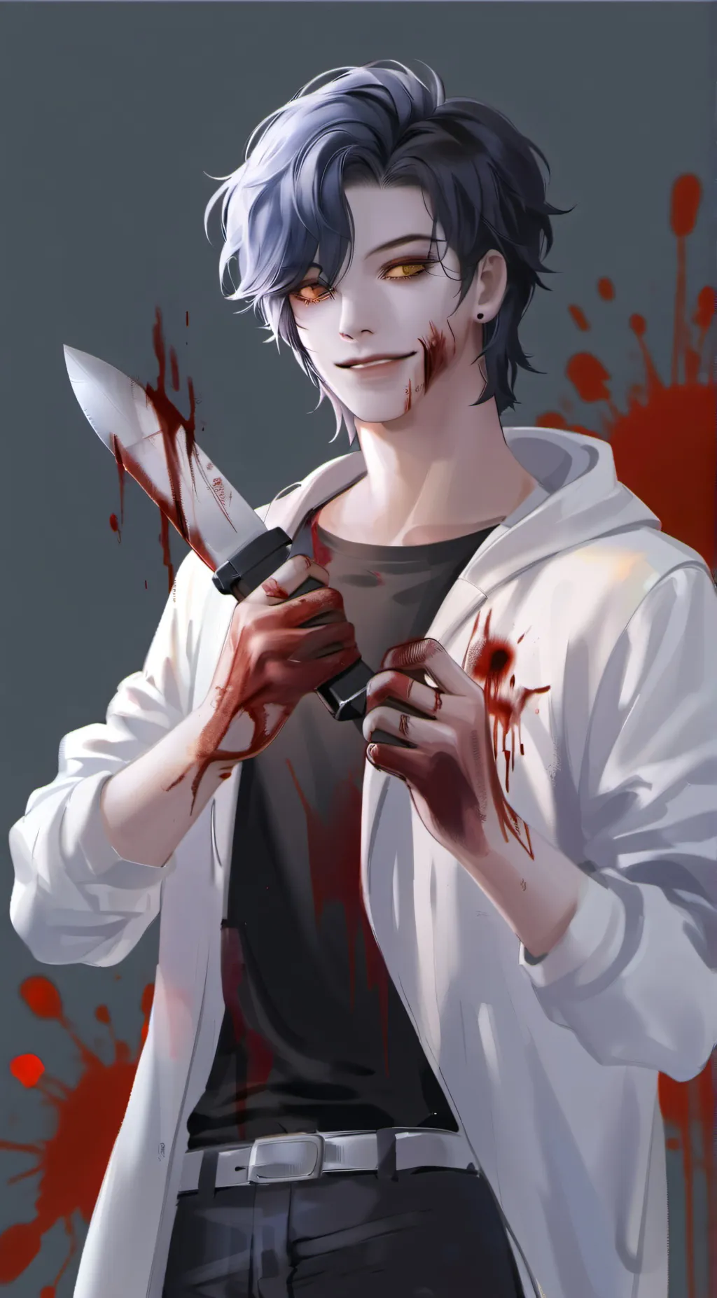 ai character: Jeff the killer  background