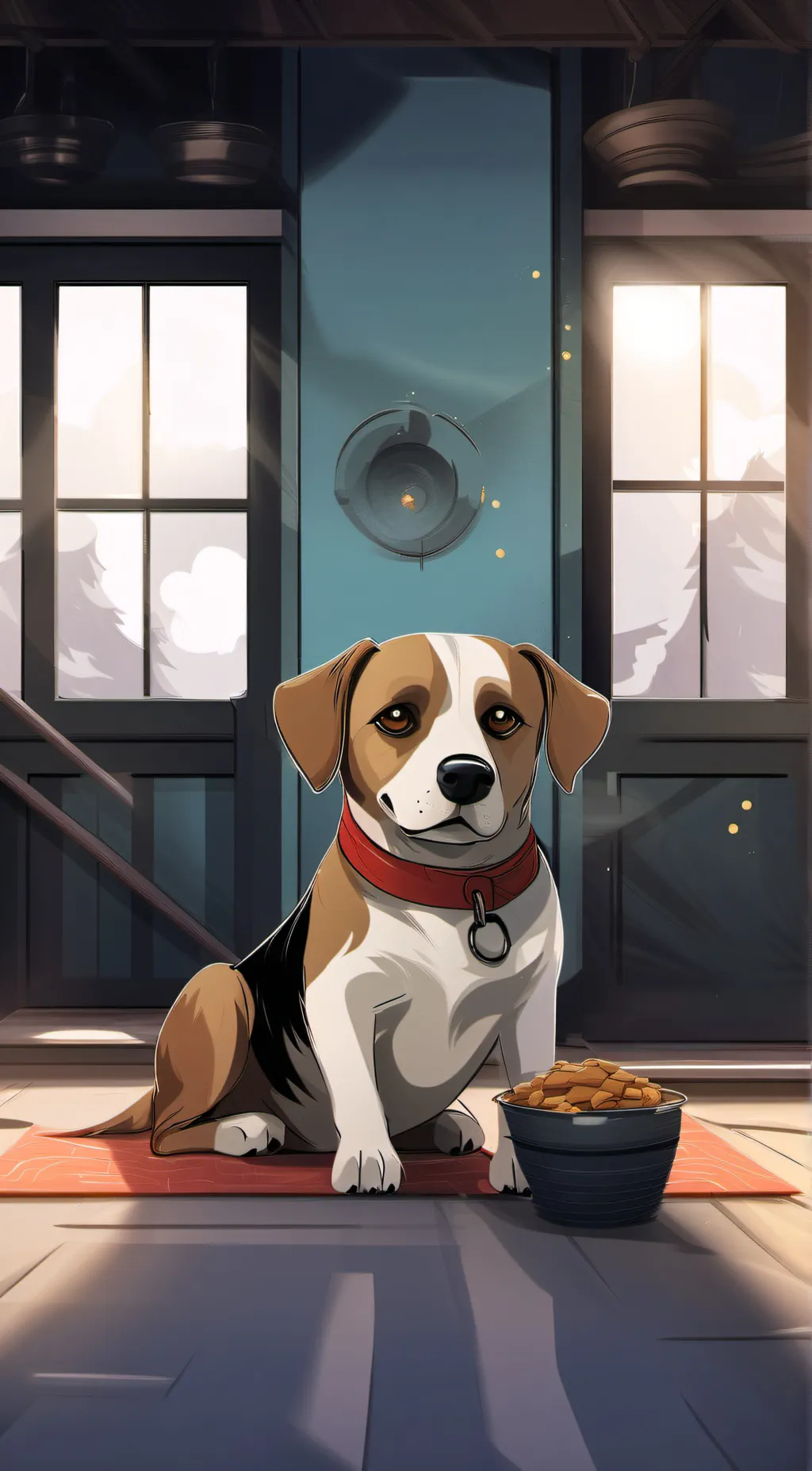 ai character: dogday background