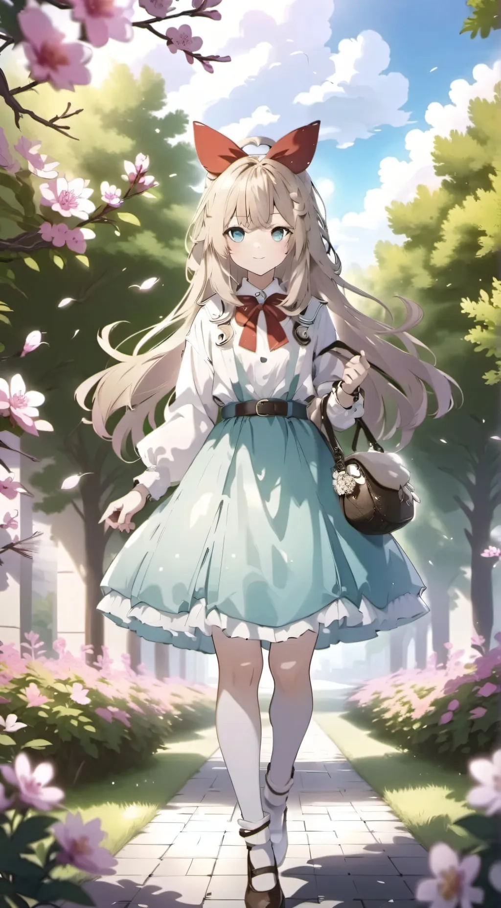 ai character: New school background