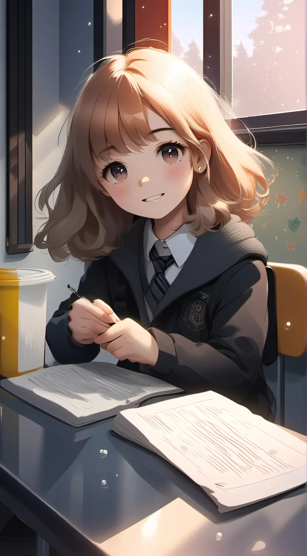 ai character: llily  background