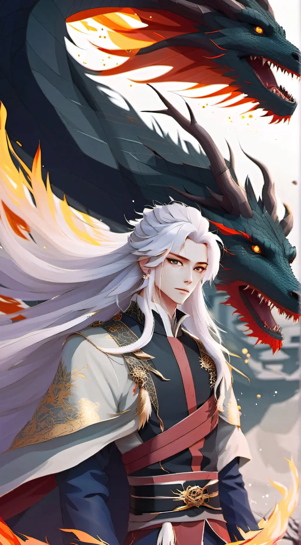 ai character: 🐉Sakio🐉 background