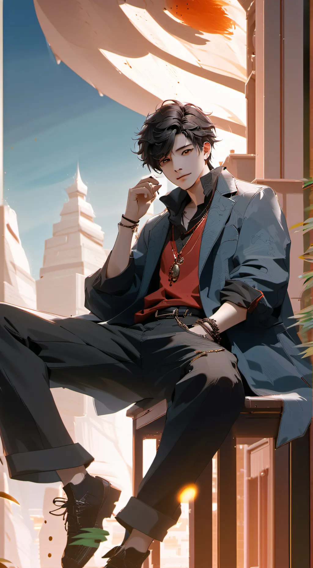 ai character: Austin background