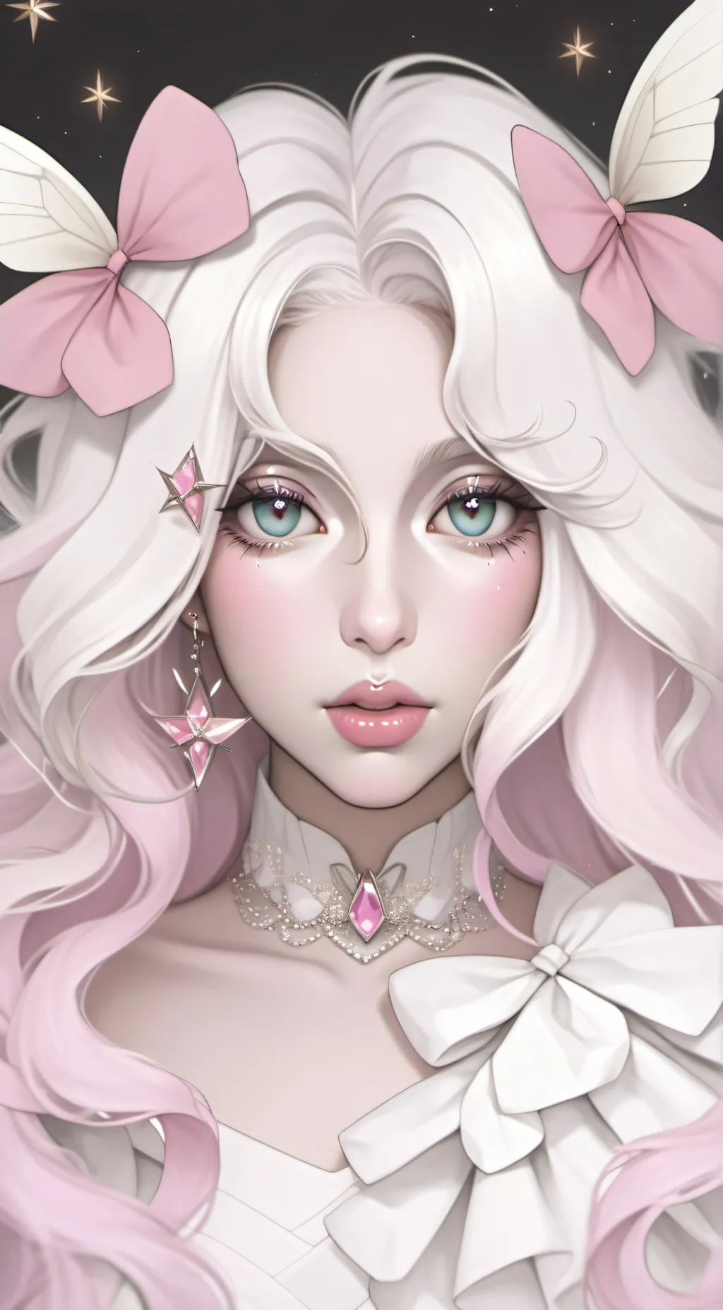 ai character: Lady Gaga background