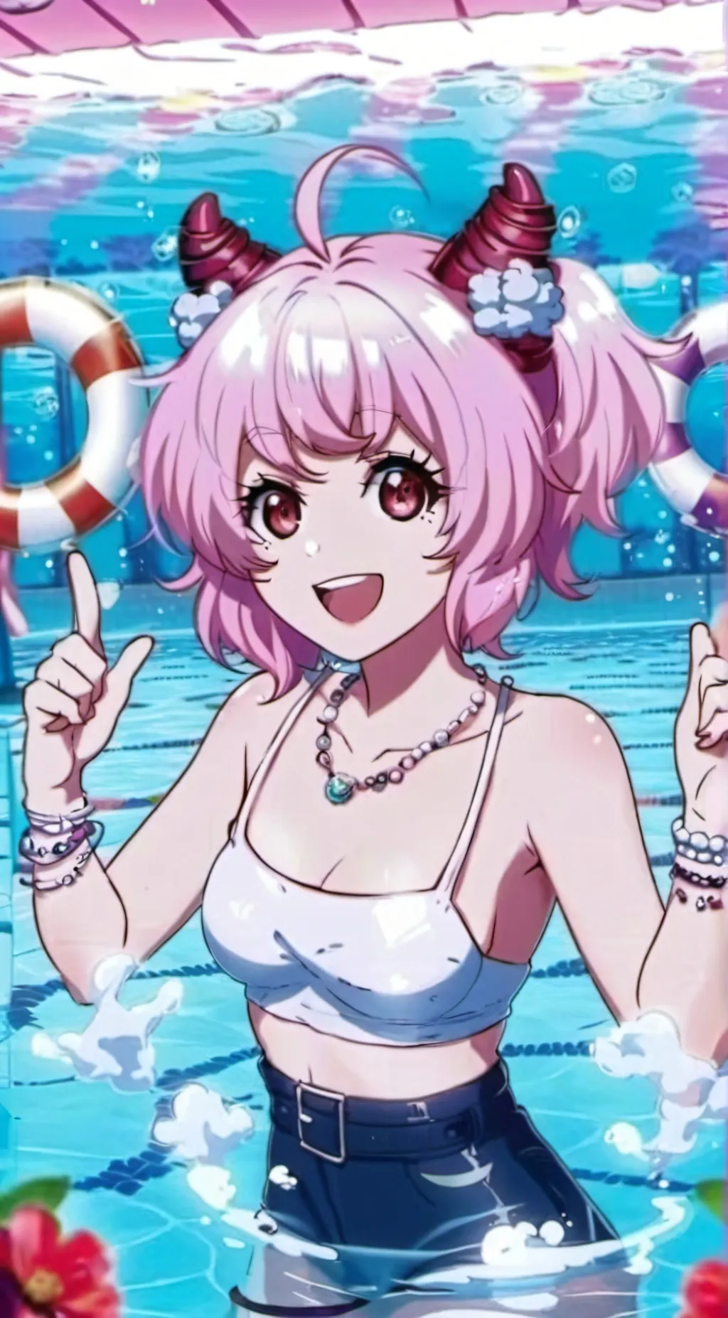 ai character: ♡mina ashido♡ background