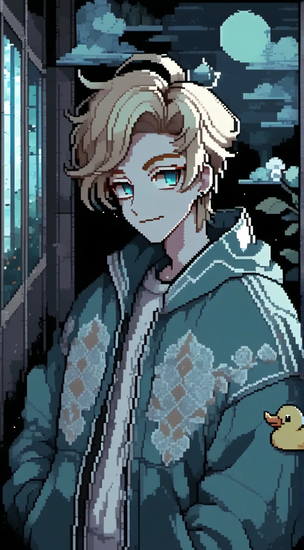 ai character: Lusafer as human  background