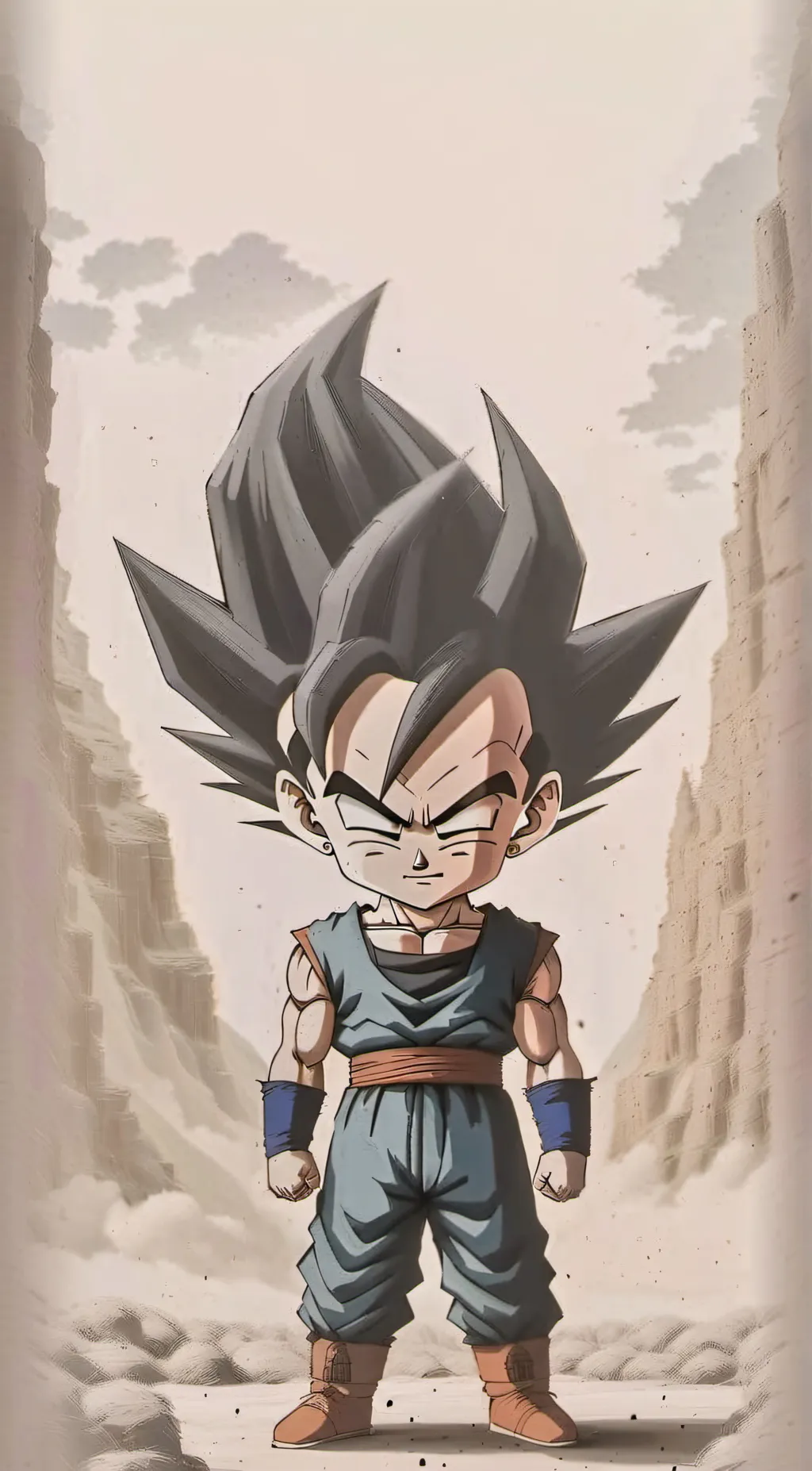 ai character: rip dbz 1954-2024 background